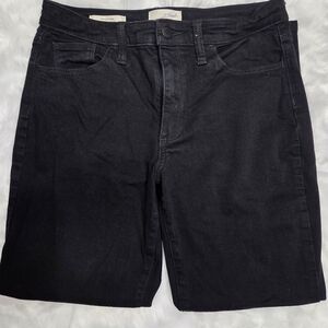 Trendy Womans Black Denim Shorts-universal Threads Size 10/30